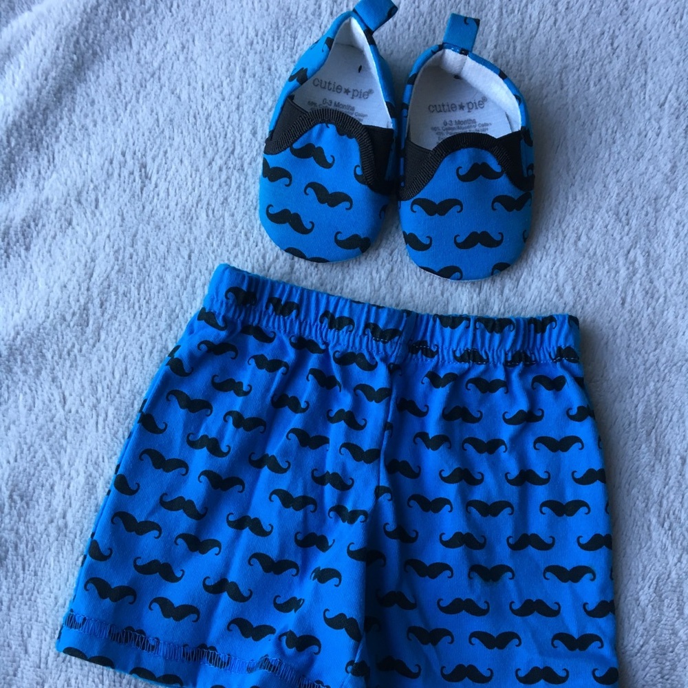 Baby boy shorts and shoes